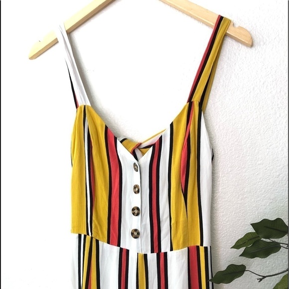 Lulus Striped Tie Back Jumpsuit - Picture 2 of 7